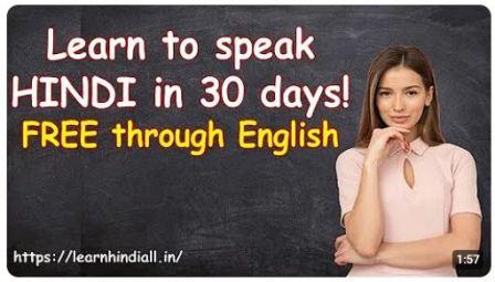 Learn Hindi in 30 Days